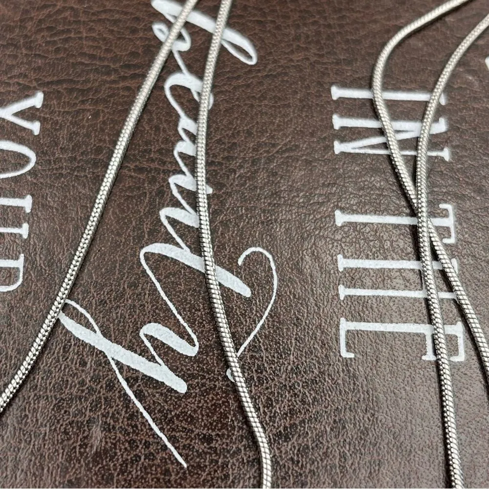 Red Poppy Floral Glass Oval Pendant Stainless Steel Necklace 18” Blue - Image 7