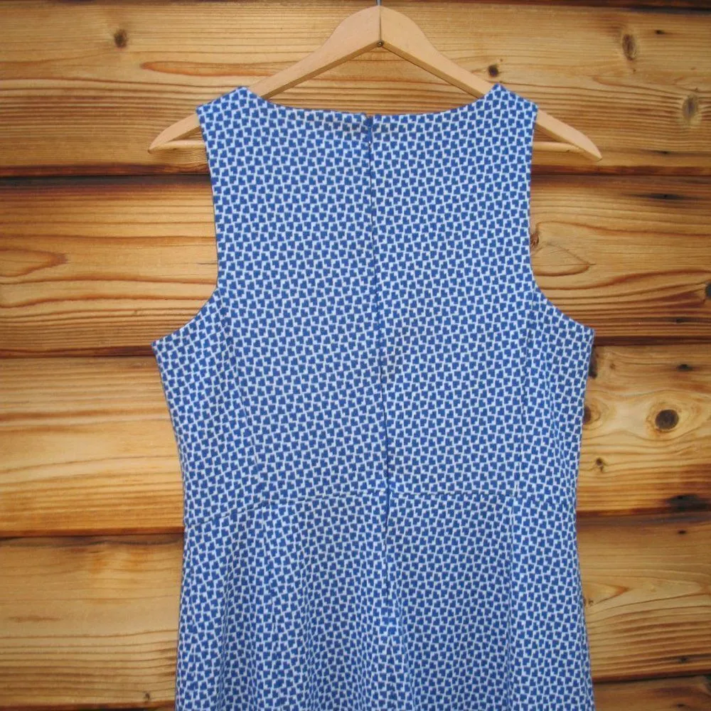Tyler Boe Print Dress Blue Size M - Image 6