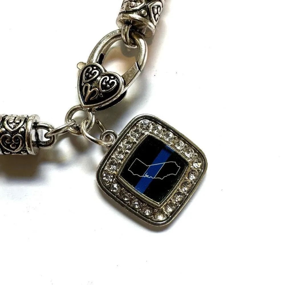 Silver tone California charm bracelet - Image 3