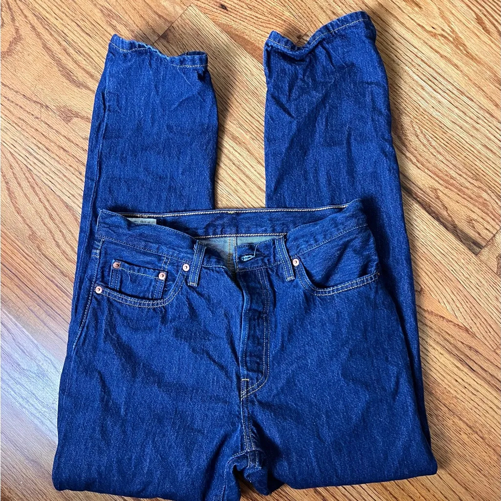 Levi's 501 Dark-wash Straight Jeans - Image 2