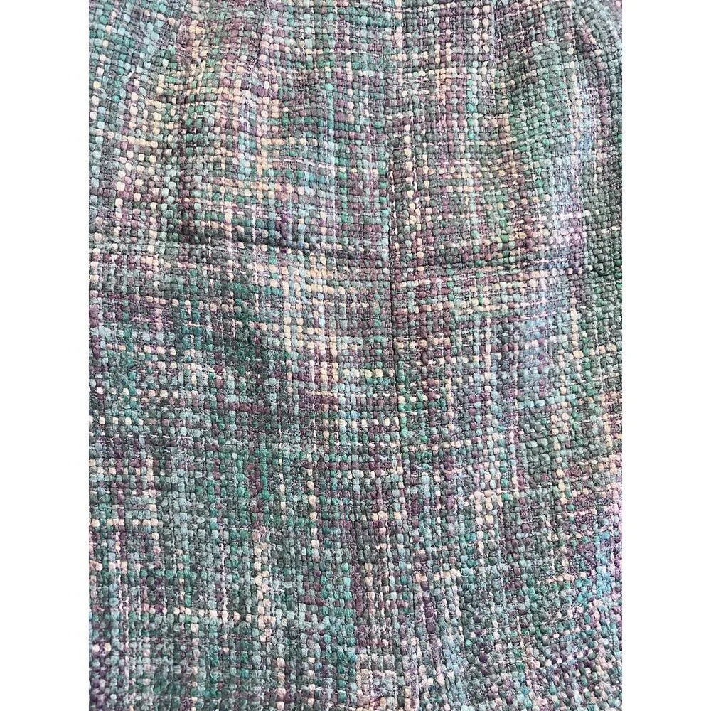 Apostrophe Wool Plaid Skirt Size 8 Wool Blend - Good Condition Vintage - Image 6