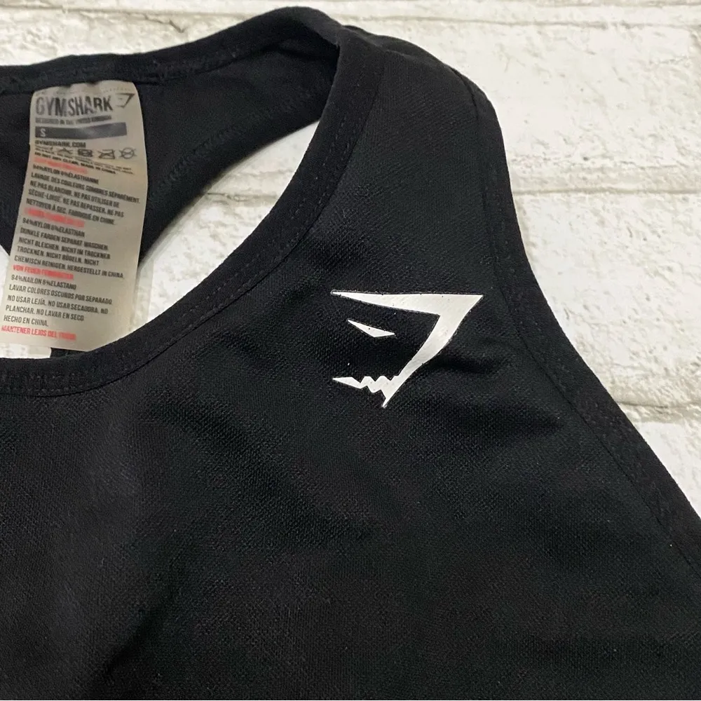 GYMSHARK Black Energy Seamless Crop Top Size Small - Image 7