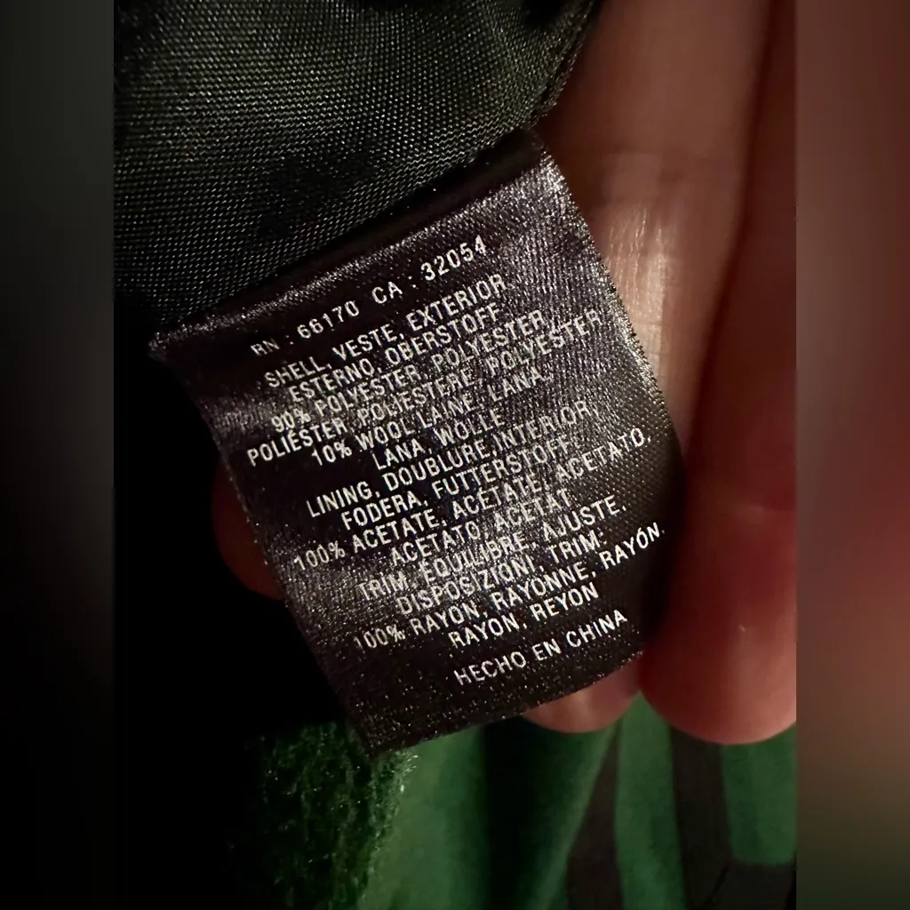 Anthropologie / Maeve | Tsuga Wool Blend Green Pleated Skirt, sz 2 - Image 6