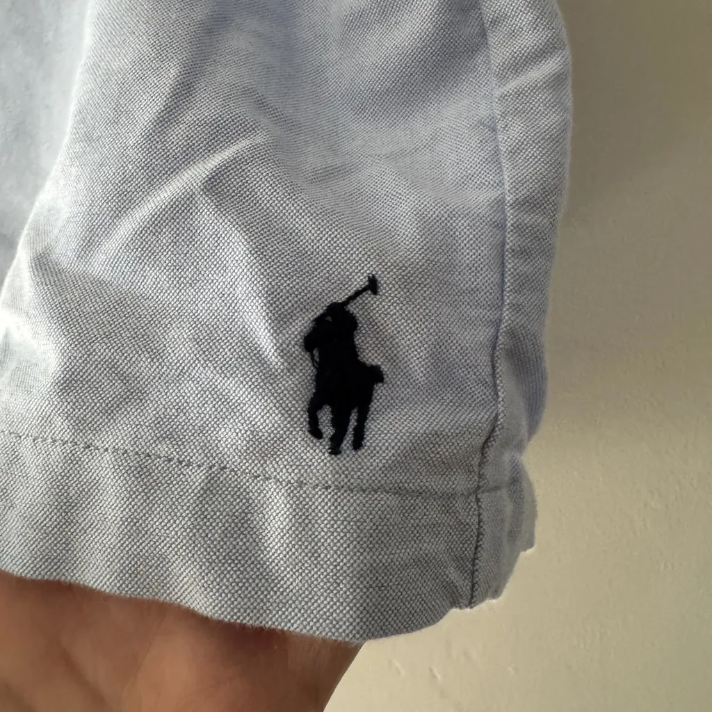 Ralph Lauren Blue Cotton Chino Shorts - Image 3