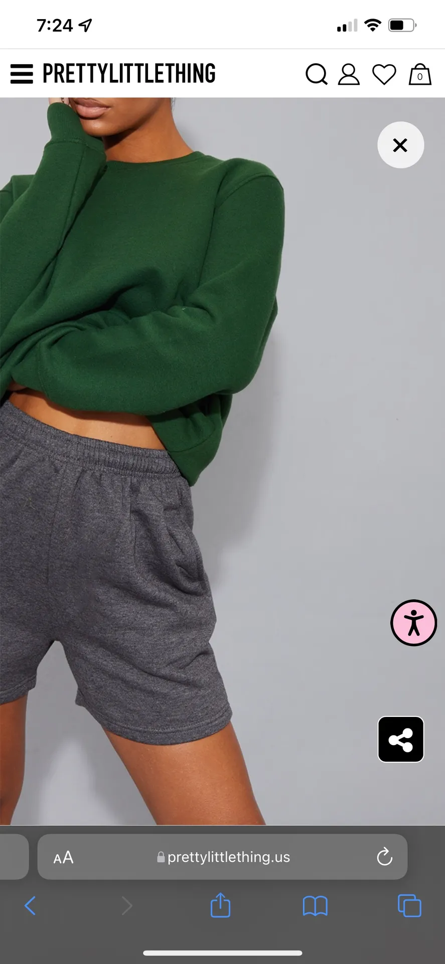 Sweat Pant Shorts - Image 2