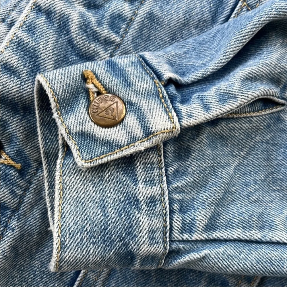 EUC Vintage Guess Georges Marciano Denim Jacket Size Medium - Image 5