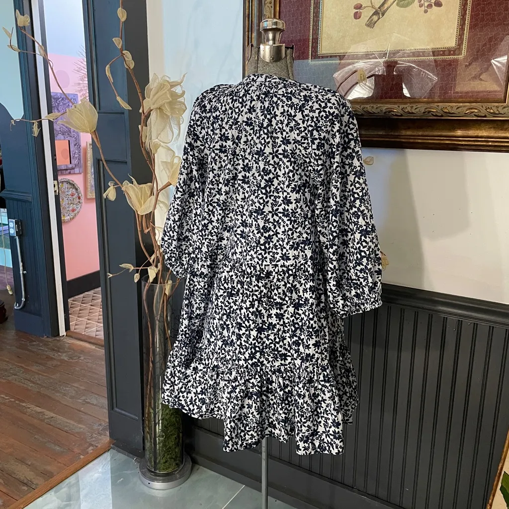 Apiece Apart Mini Mitte Ditsy Floral Poplin Organic Cotton Dress - Sz XS 🧡🎀 - Image 7