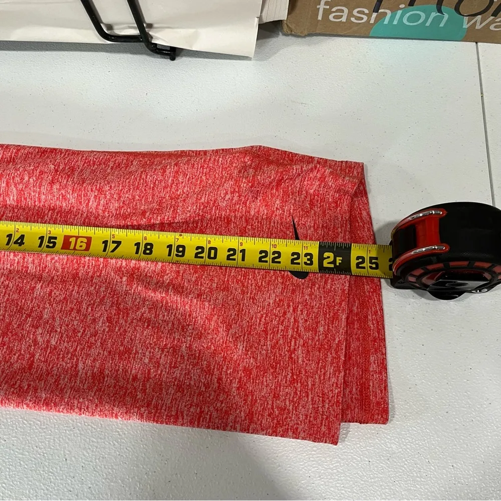 Nike Dry Red Heathered Tomboy Tank Top Workout Womens Size Small 902084 - Image 7