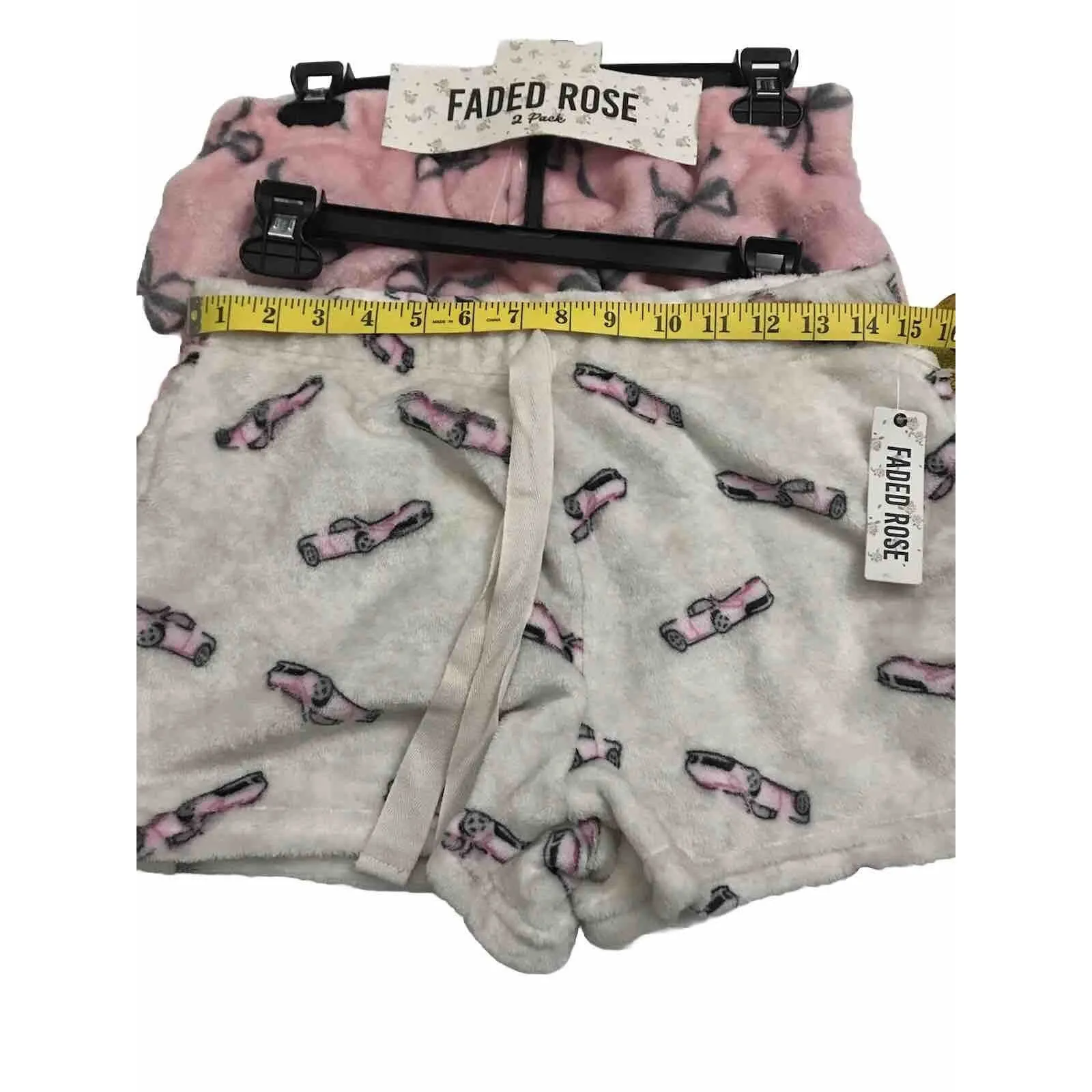 Fade Rose Women’s Pajamas Shorts Size M Pink/ Ivory Color Intimate Sleepwear Size M - Image 7