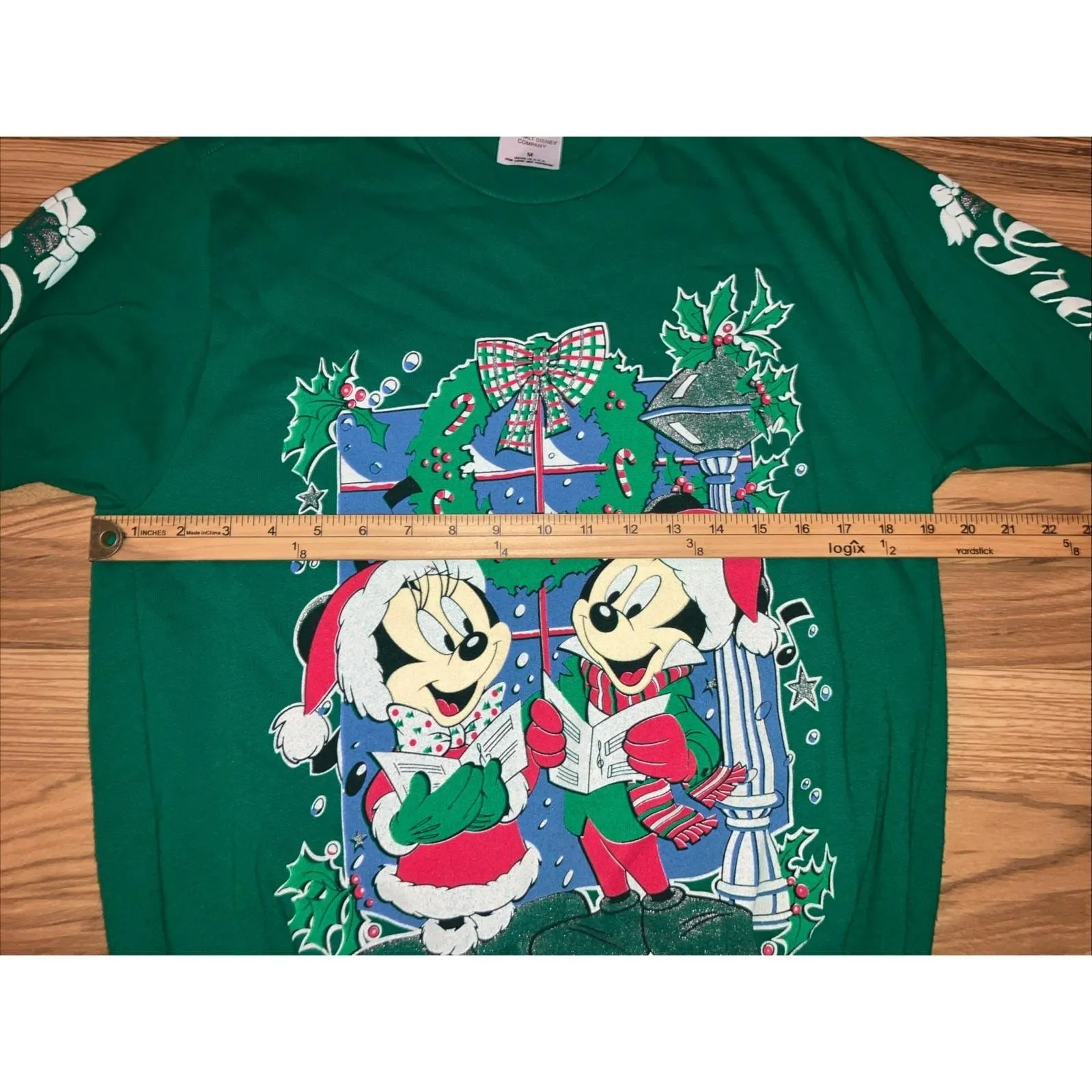 Vintage‎ 1980s The Walt Disney Company Christmas Mickey & Minnie  Size M - Image 5