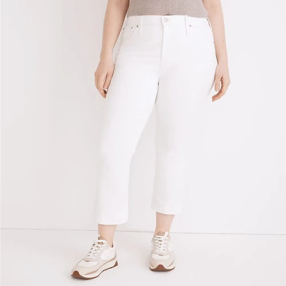 NWT Cali Demi-Boot Jeans in Pure White size 36” - Image 4