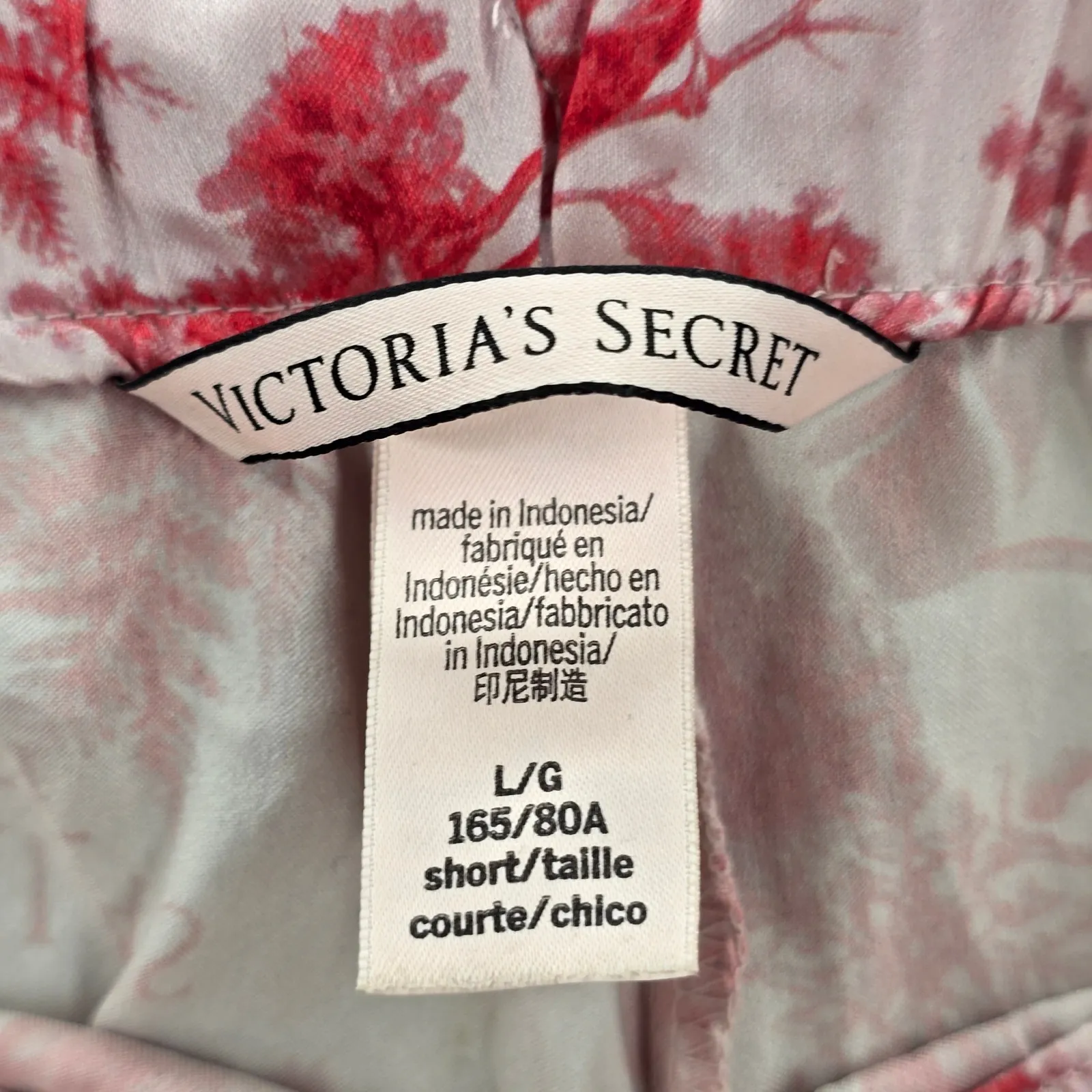 Victoria Secret Pink Floral Animal Print Vintage Y2K Pullon Pajama Pants L Large - Image 6