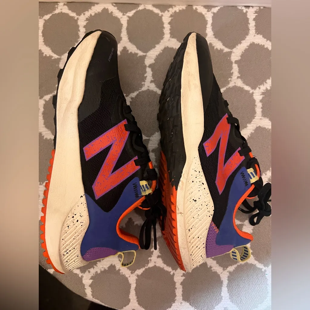 New Balance Trail Nitrel Black Purple Athletic Shoes 7.5 toe protect athletic - Image 9