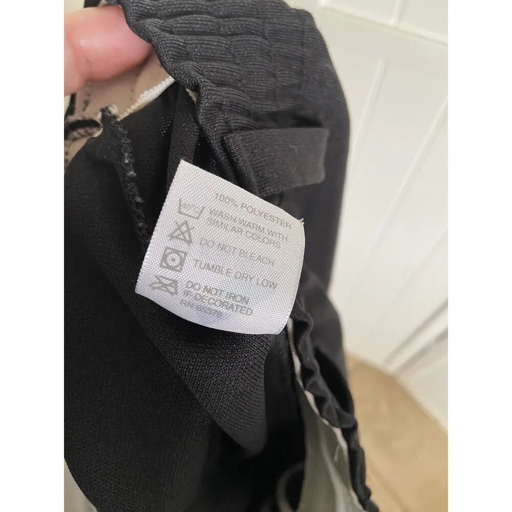 5/$35 Augusta Sportswear Womens Pants Sz M Black Baseball Softball Drawstring - Image 5