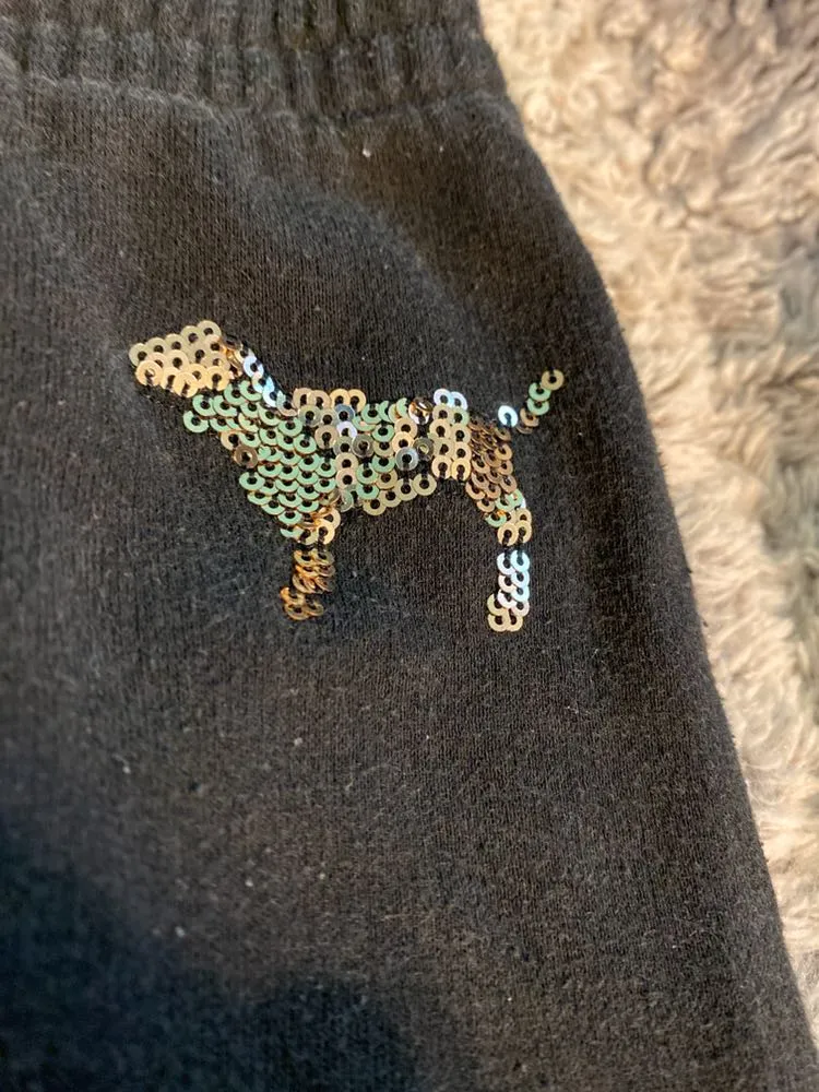 PINK - Victoria's Secret Sparkly Sweat Pants - Image 4