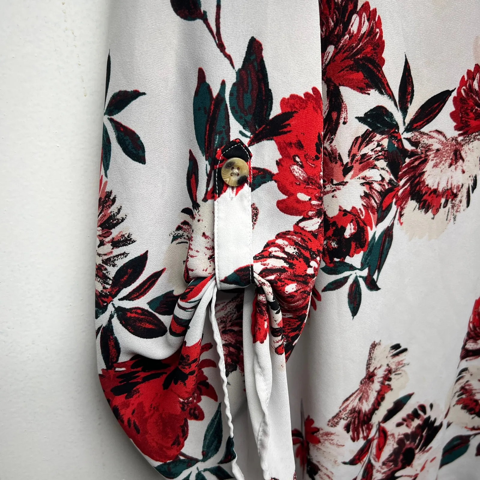 Maurices Women's Floral Spring Summer Top Size XL Party Event Vacation Modest - Image 7