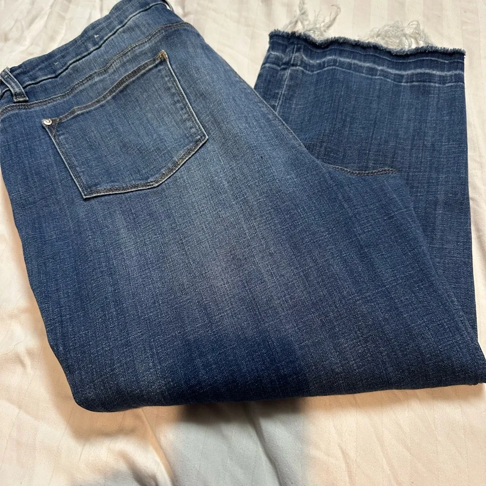 Chico's Blue Boyfriend Jeans Relaxed Fit - Image 9