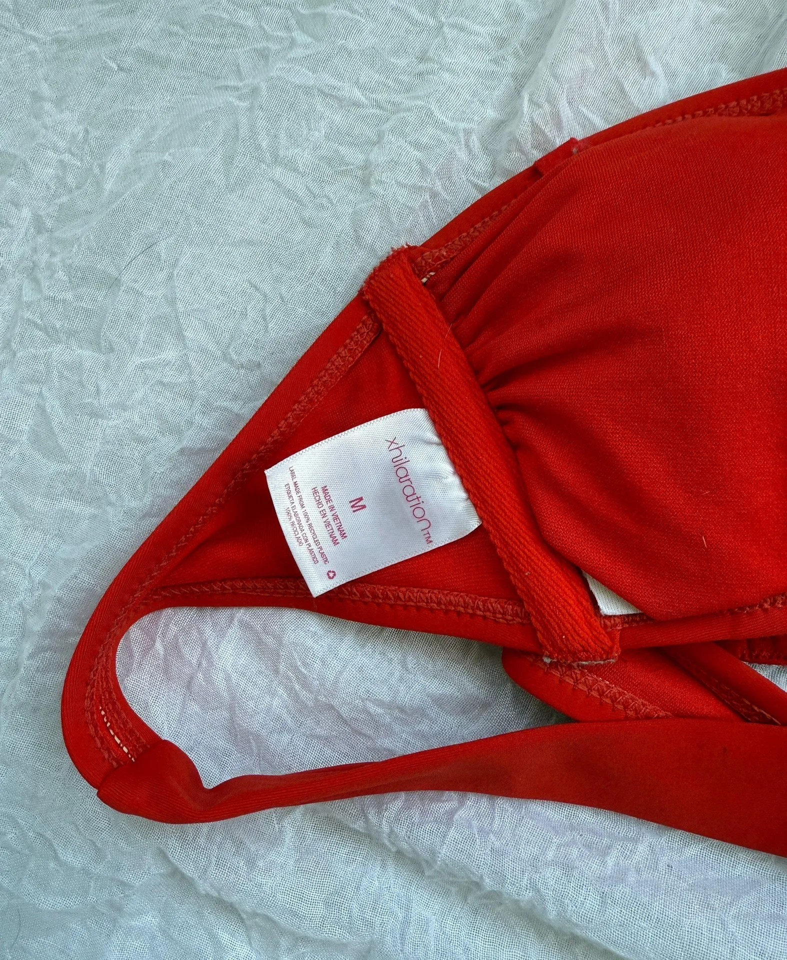 xhiliration red swim suit - Image 3