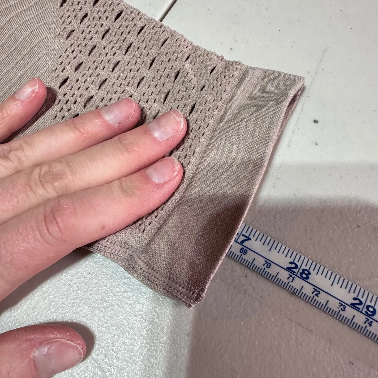 Gymshark Energy Seamless Leggings Women Brown High Waisted Size S Taupe - Image 13