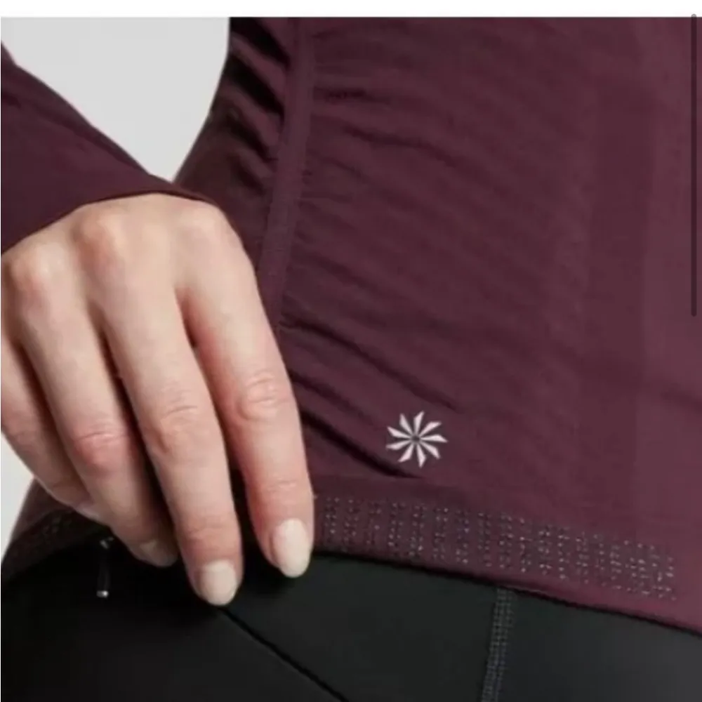 Athleta Speedlight Half Zip Pullover Top
Burgundy sz XS - Image 2