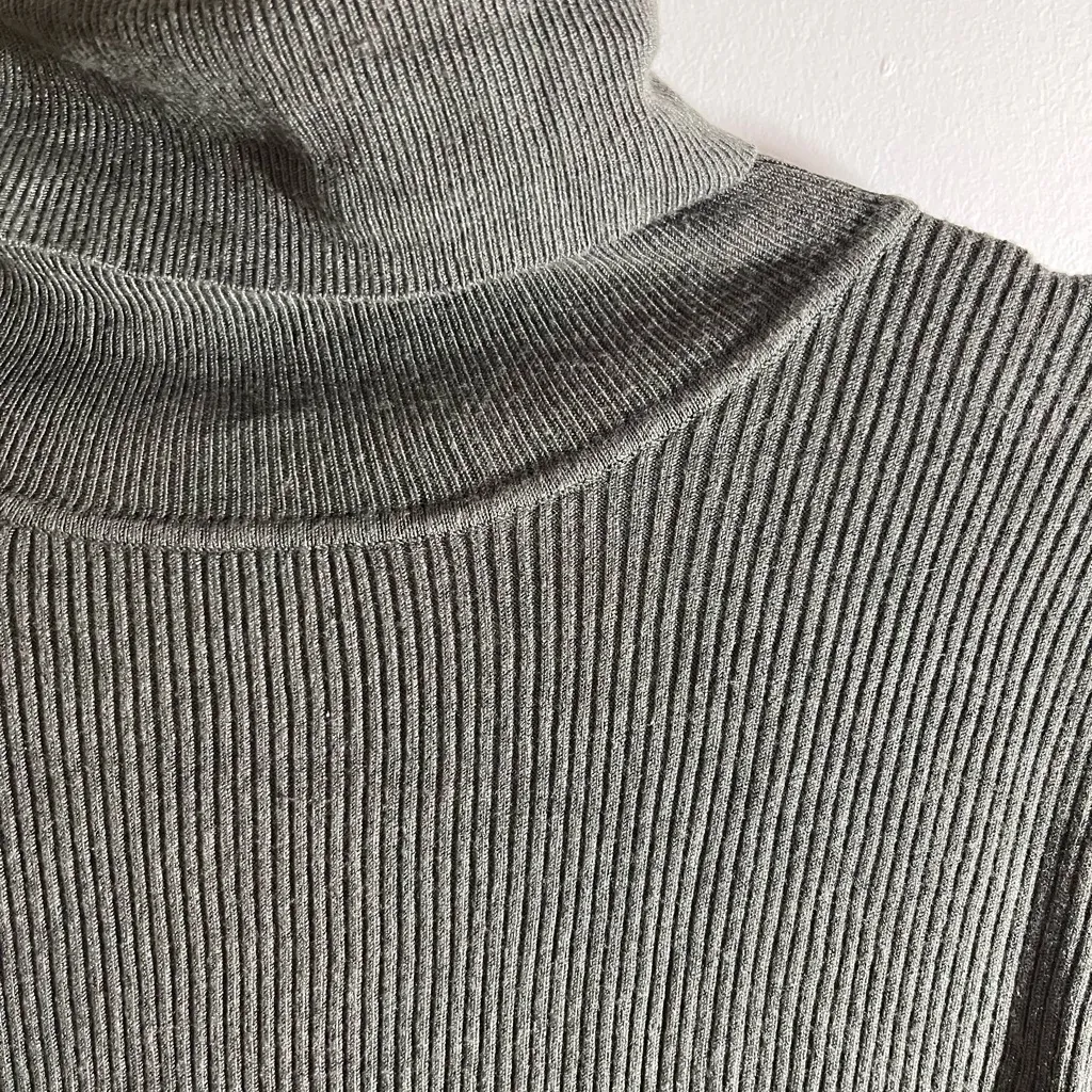 BCBGMaxAzria Olive Turtleneck Sweater Dress - Image 3