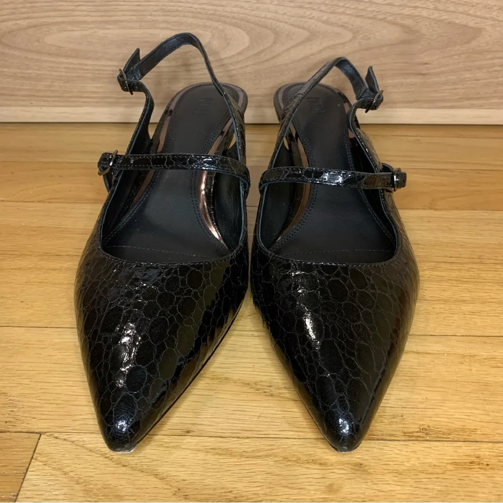 Paige Women's Maggie Pointed Toe Kitten Heel Slingback Pumps - Size 8.5 - Image 3