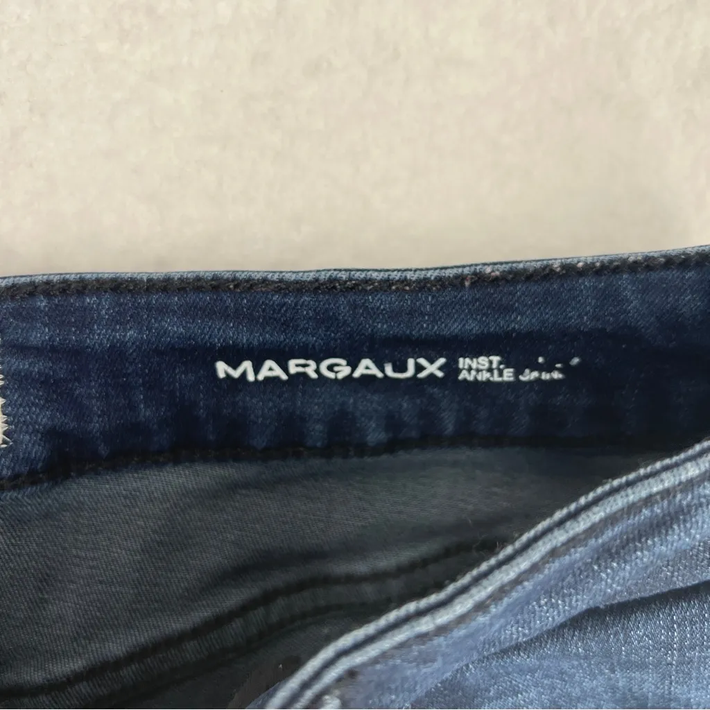 DL1961 Margaux Women's Dark Blue Denim Skinny Ankle Jeans Size 31 - Image 3