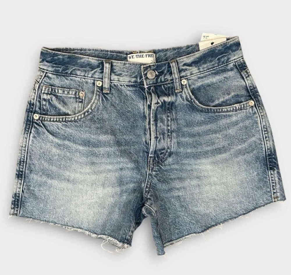 Free People Ivy Mid Rise Short Size 26 - Image 3