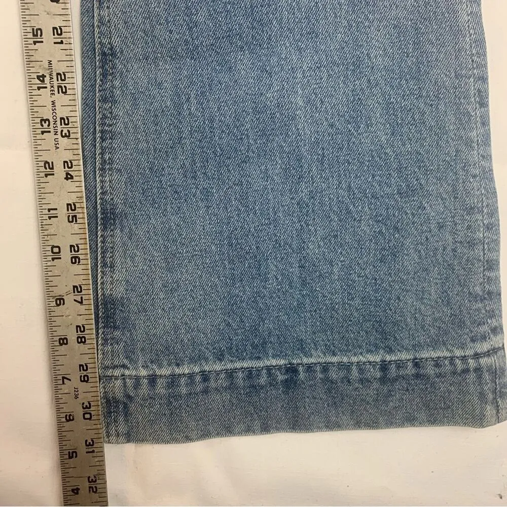 Rock N Roll Denim size 26 trouser new wide leg high rise jeans western riding Blue - Image 14