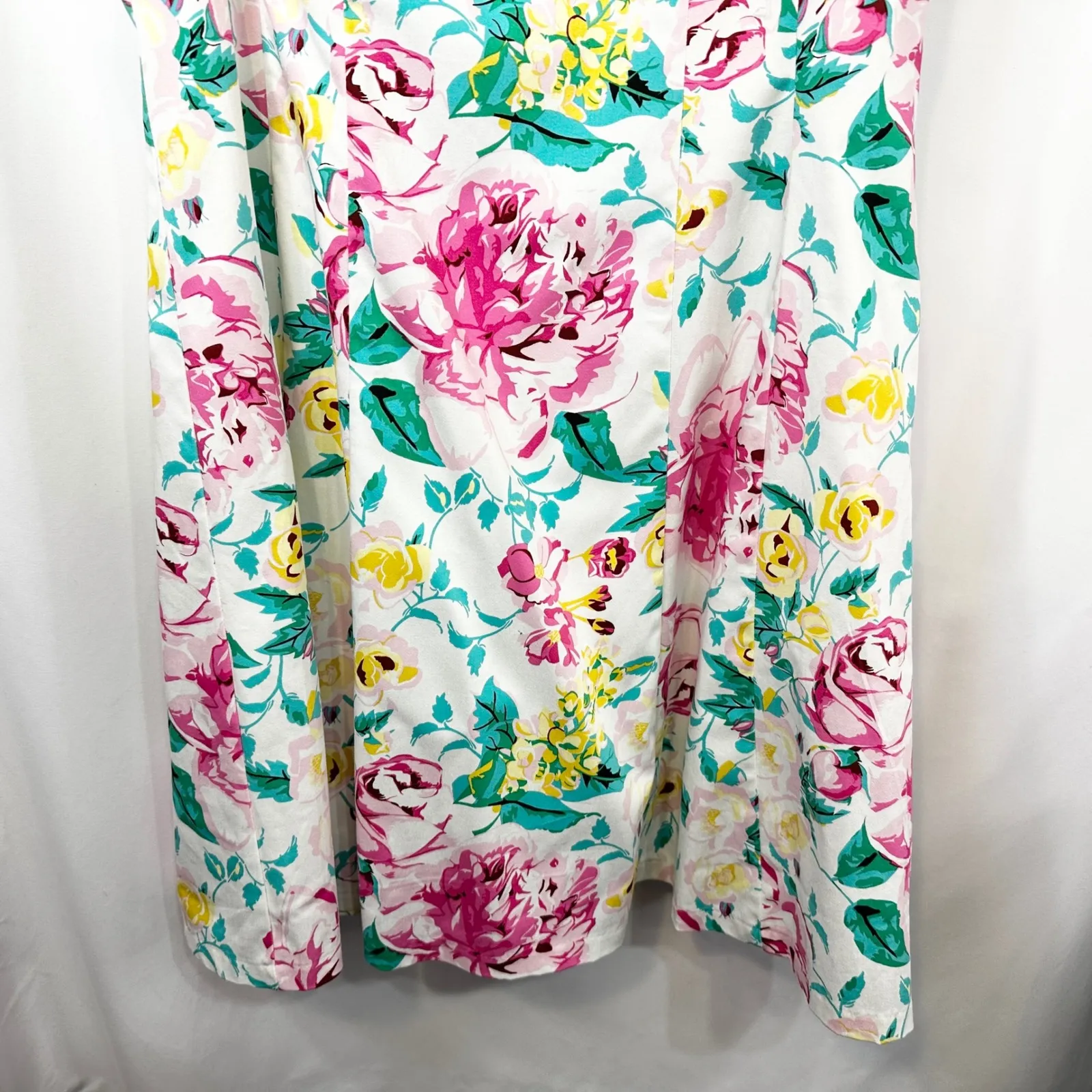 Ronni Nicole Plus Size 18 Midi Dress Floral A Line Sleeveless Spring Easter 793 - Image 4