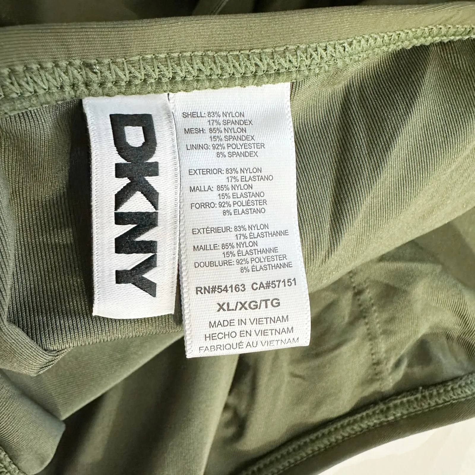 DKNY Cruise 2025 Starburst Ruched Scoopneck One-Piece Swimsuit XL - Image 5