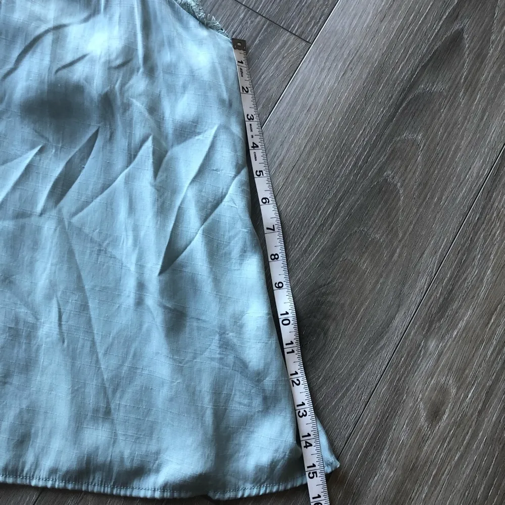 Vestique Teal Racerback Tank Top Size Large - Image 3