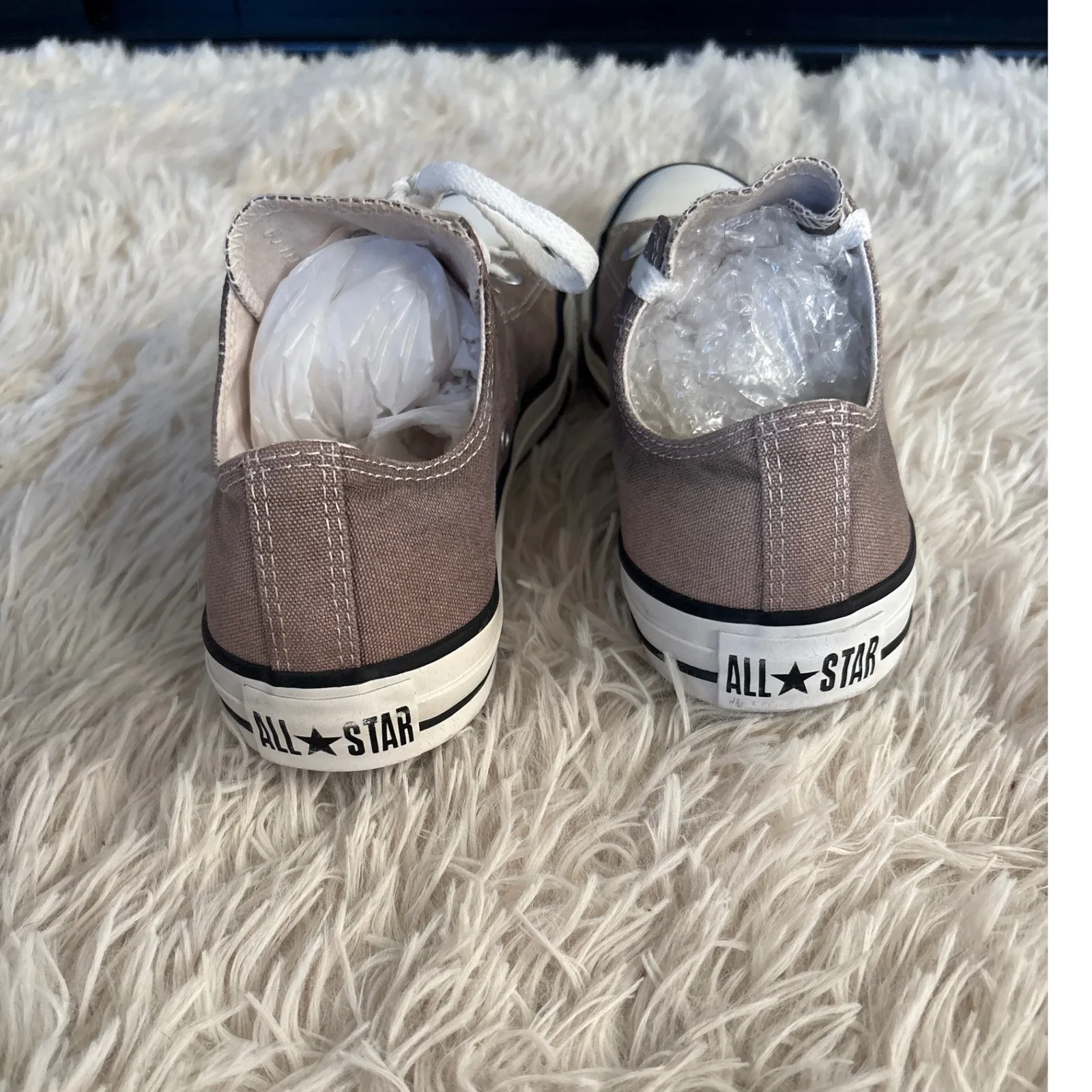 Converse All Star Chuck Taylor Low Top Sneakers Gray Women's Size 9 men Sz 7 - Image 4