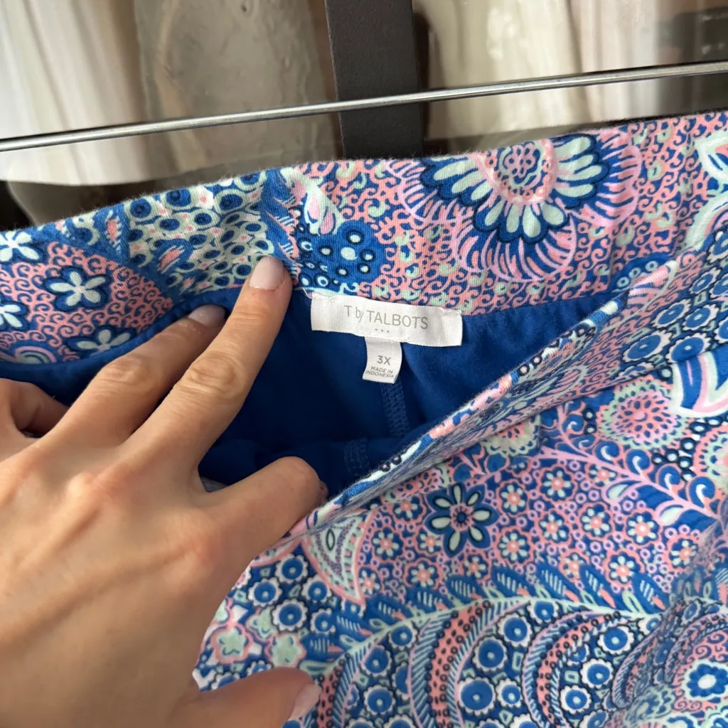 T by Talbots 3X performance skirt skort built in shorts plus curve golf tennis - Image 3