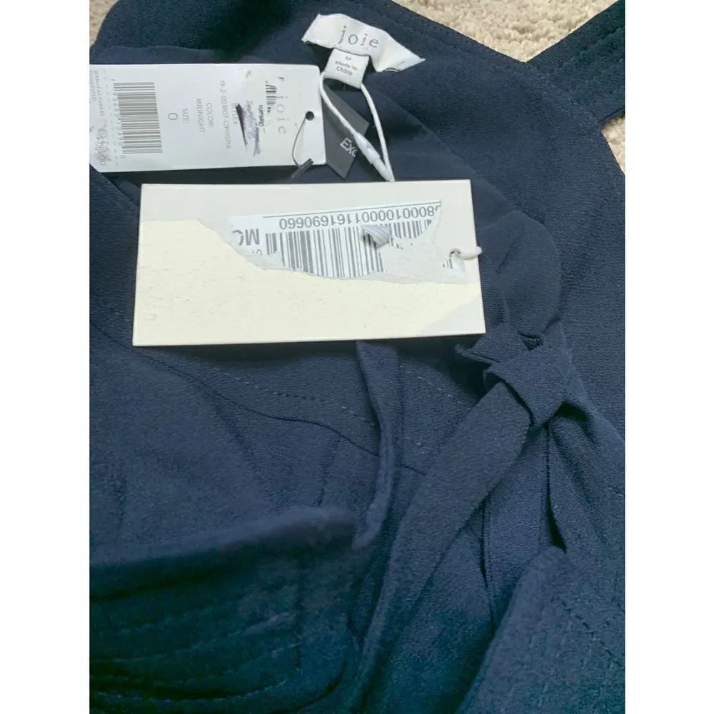 New. JOIE blue cropped leg jumpsuit. - Image 9