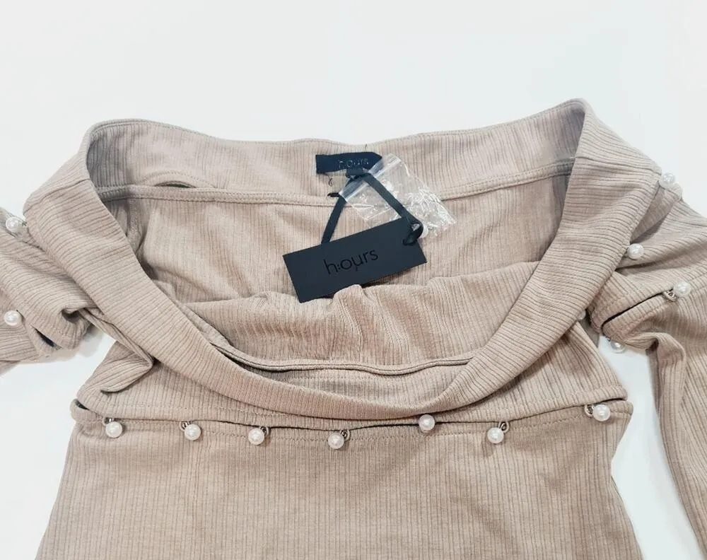 h:ours Delhia Mini Dress in Camel Medium - Image 8