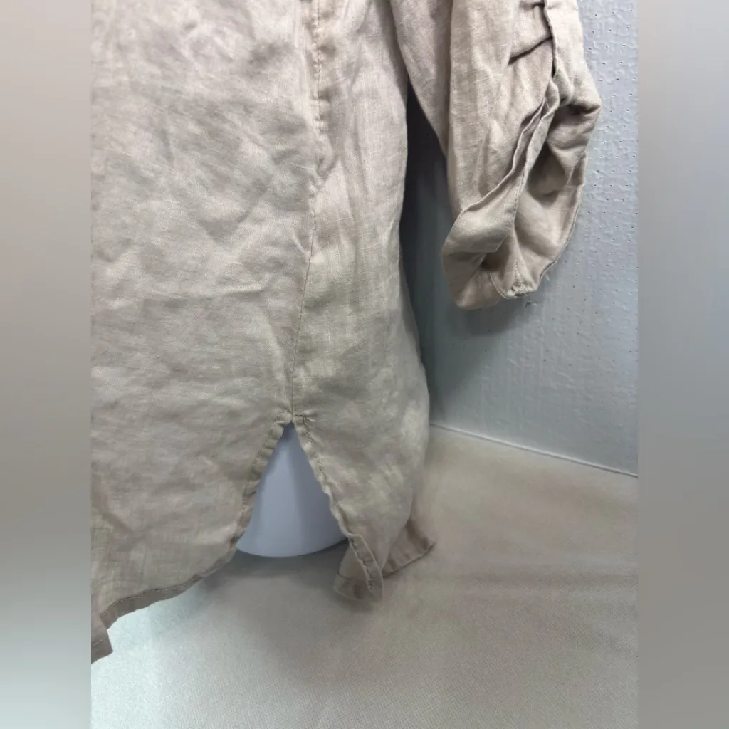 Jones New York XL Beige Linen Tunic Top - Image 5