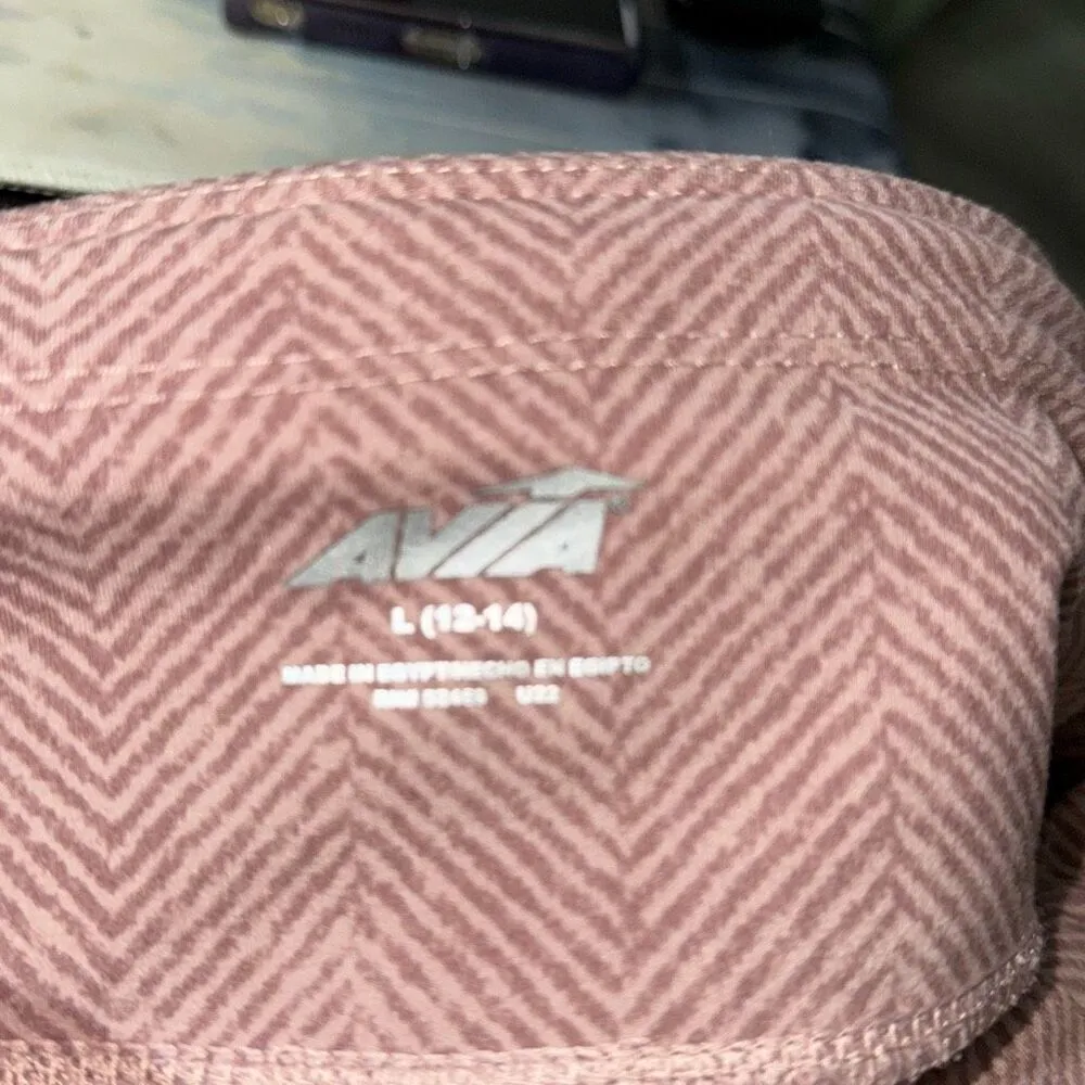 Avia Active Wear ankle pant. Workout leggings. Size 12-14. Pink joggers. - Image 2