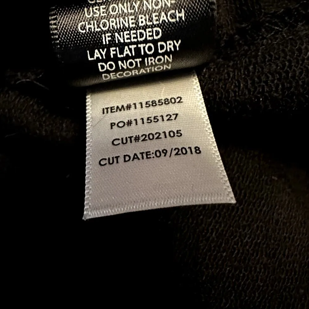 Torrid  Sweatshirt Long Sleeve Choker V-Neck Lightweight Pullover Floral Black 4X - Image 5