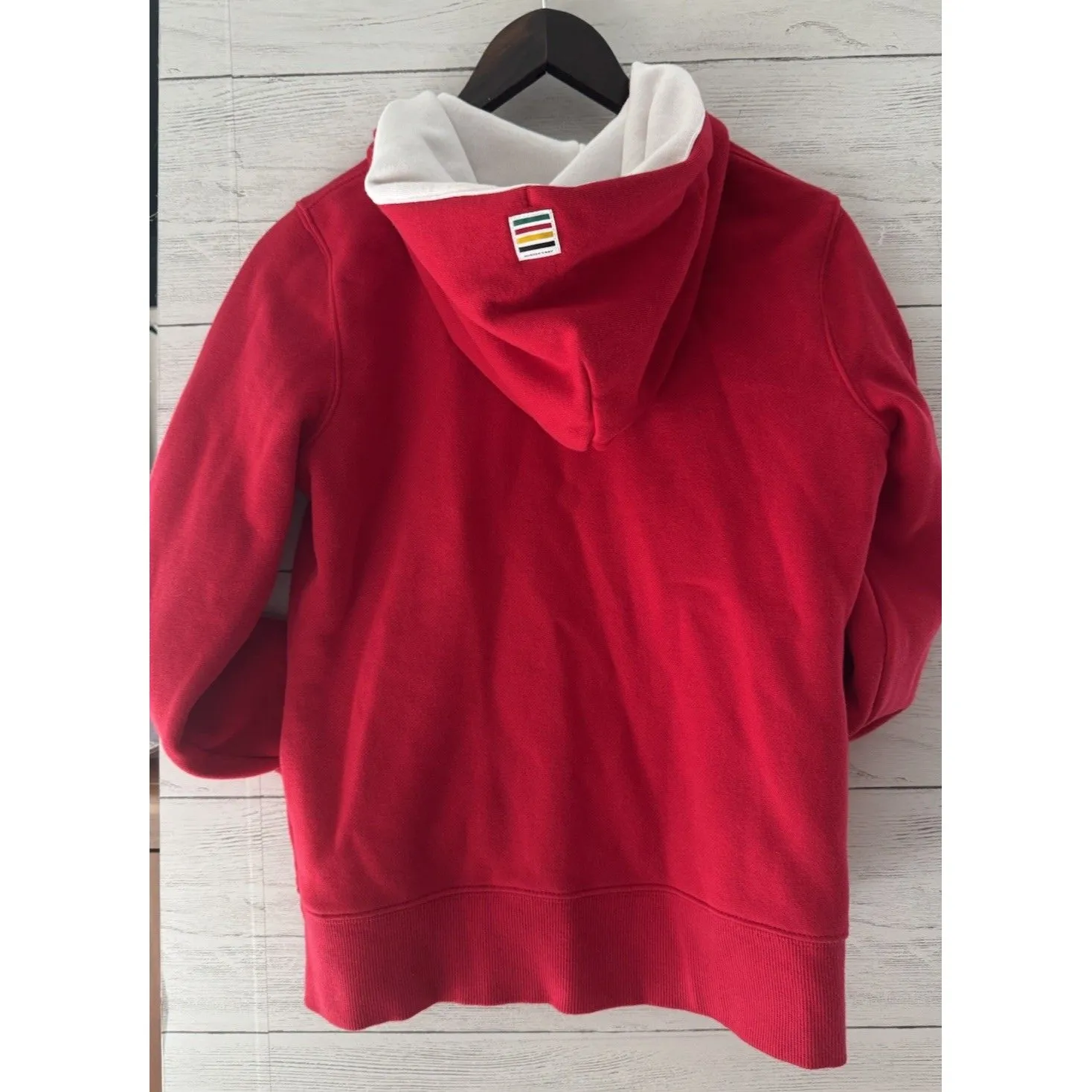 Vintage 2010 CANADA OLYMPIC Hudson Bay Co Red HOODIE SWEATER Women's S NWOT - Image 9