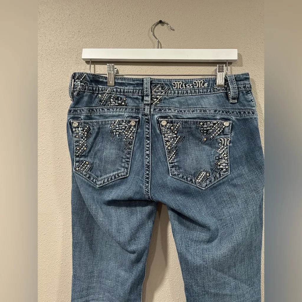 Miss Me Denim Jeans Relaxed Boot Size 28 - Image 3