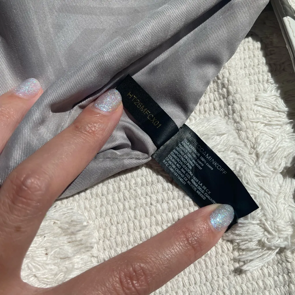 Rebecca minkoff white mini mac convertible cross body shoulder bag with silver - Image 11