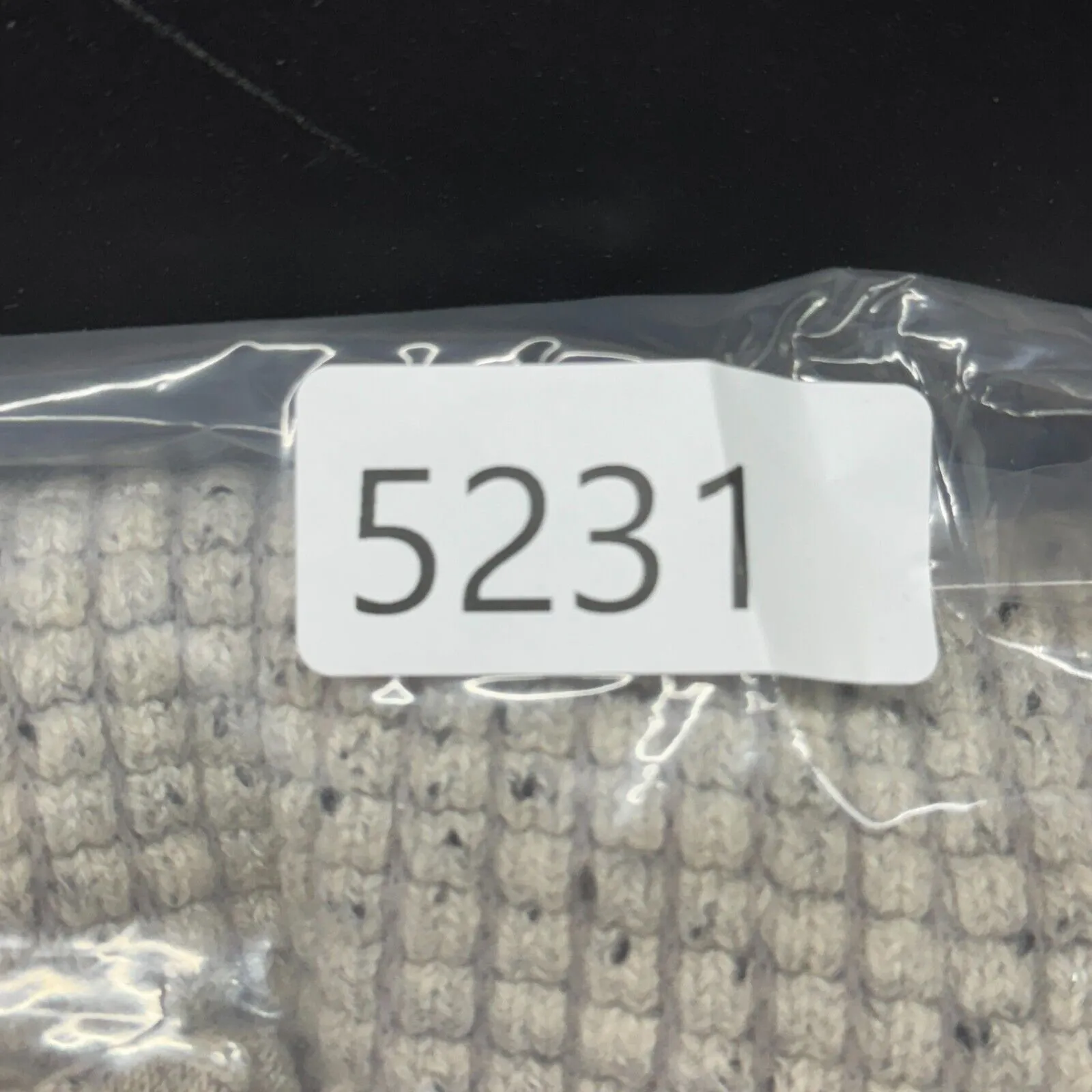 Athleta Sweater Womens Small Gray Donegal Cashmere Lodge Neutral Minimalist Cozy - Image 9