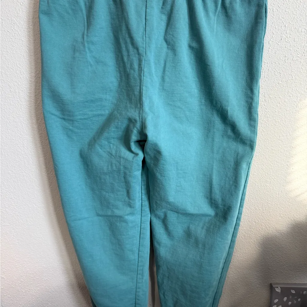 High Fitness, Bolt Sweatpants the color is Teal Size Medium Green - Image 5