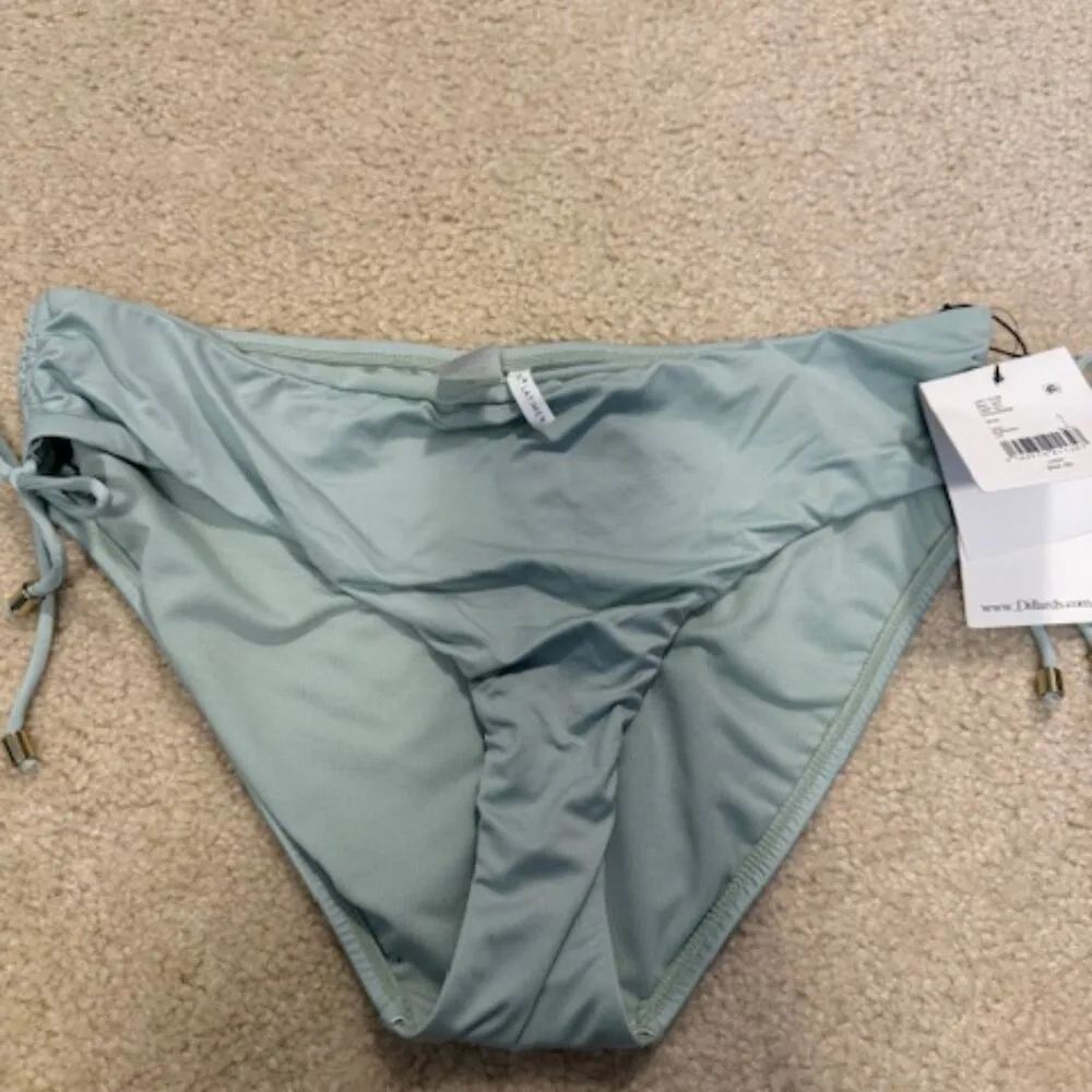 Gibson & Latimer Brand New Light Sage Bikini Bottoms - Size L - Image 2
