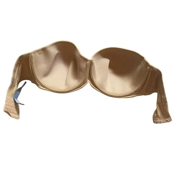 Le Mystere Size 38E Renaissance Dream Strapless Bra Nude Tan‎ Tan - Image 6