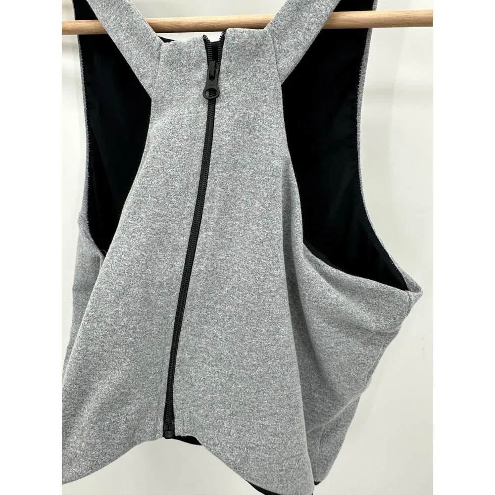 Koral Women's Gray Defense Crop Top In Cloud Sports Bra Size Medium NWT - Image 5