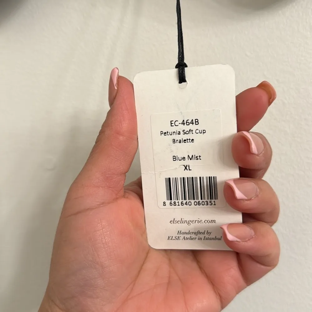 Else blue mist lace soft cup Bralette sz xl Gray - Image 5