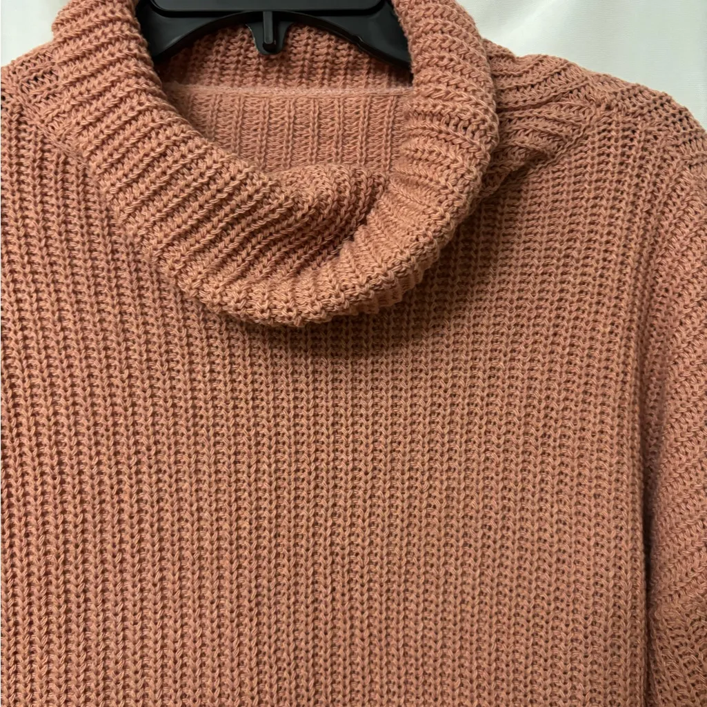 Cozy Pink Knit Sweater Size XXL - Image 5