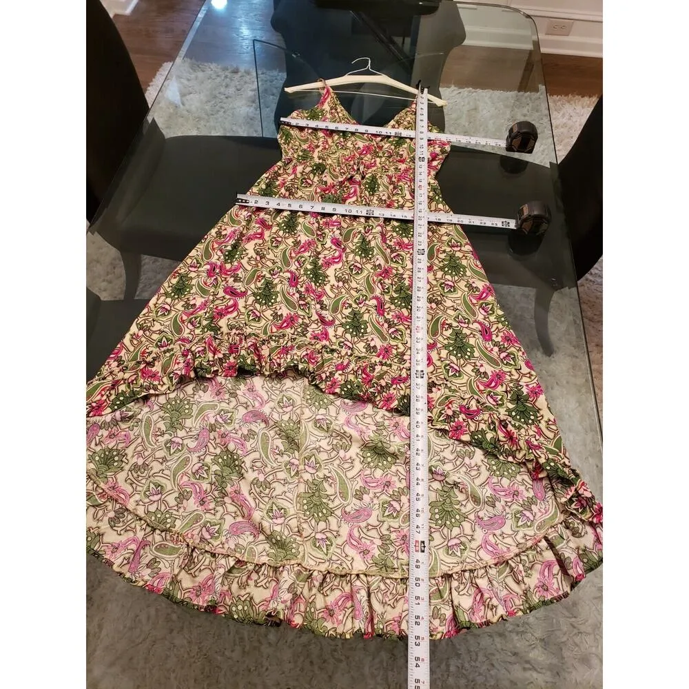 New Look Women's Multicolor 100% Rayon V-Neck Sleeveless Long Maxi Dress Size XL - Image 10